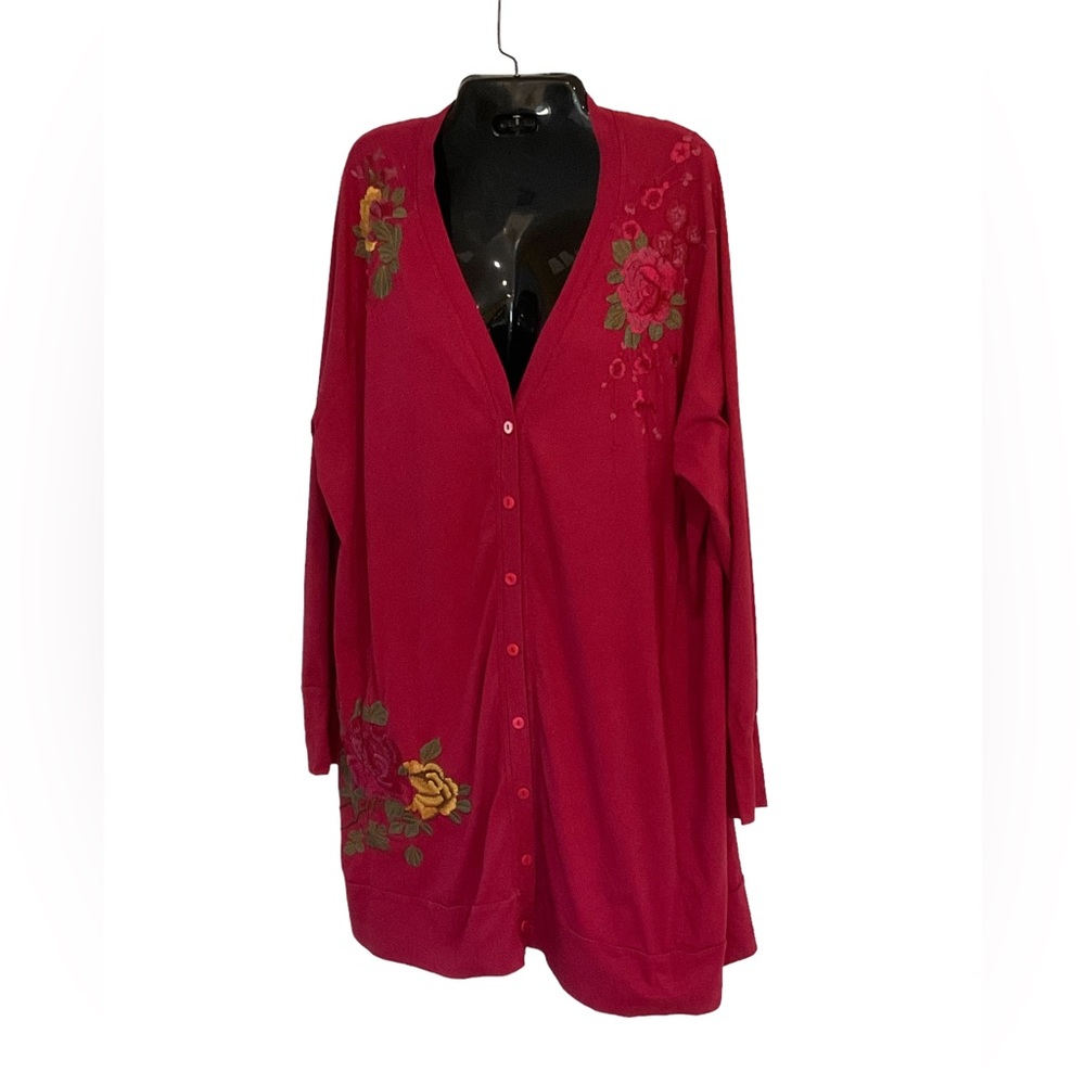 Johnny Was Cardigan size 1X